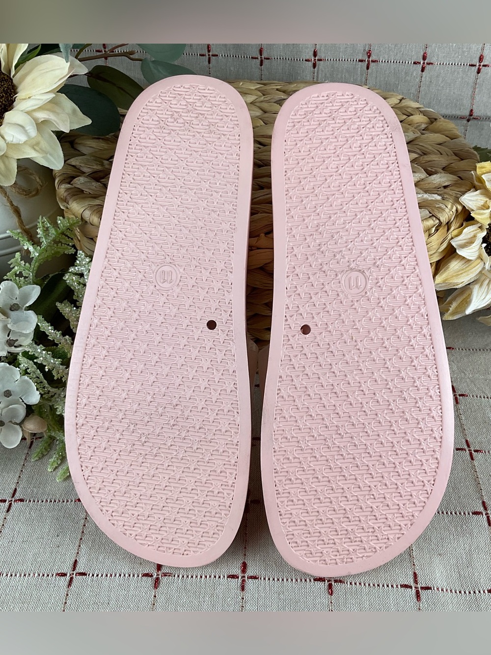 BP “June” Pink Jelly Slides Women’s Sz 11 Casual Pool Slides Slip On Sandals - Picture 3 of 6